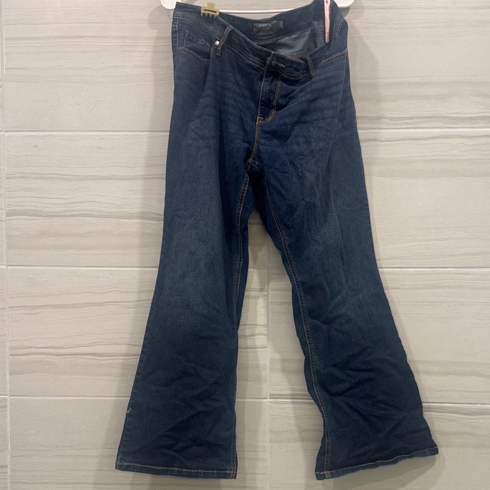 Torrid Dark Blue Flare Jeans